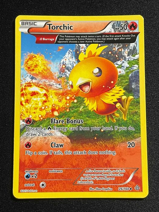 Carta Pokémon Torchic 26/160 Primal Clash