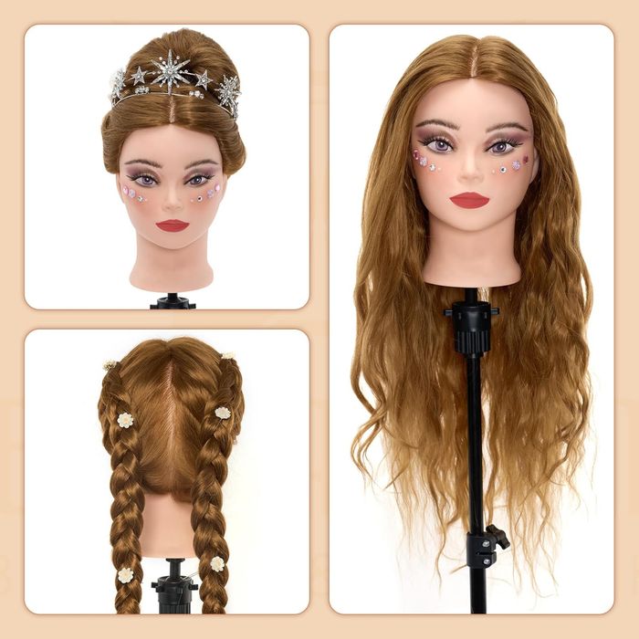 Główka treningowa Neverland 71cm 60% ludzkich włosów