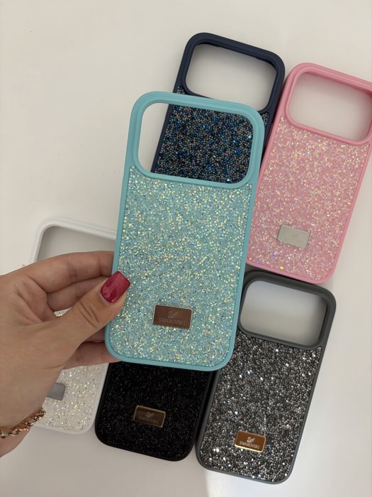 Чохол сваровскі swarovski на айфон від 13pro - 17 pro max