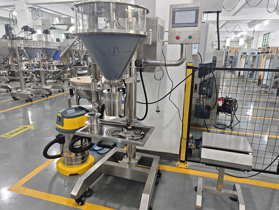 Máquina de enchimento de pó, Máquina de enchimento de proteína em pó