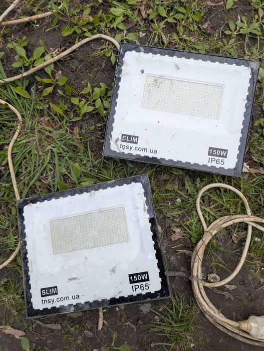 Прожектор LED 150W Ultra Slim 6500K з кабелем 3-6-19м