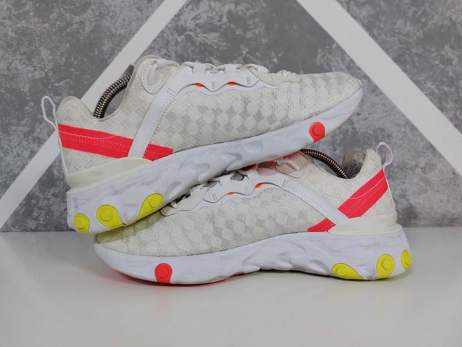 Кросівки чоловічі Nike React Element 55 White