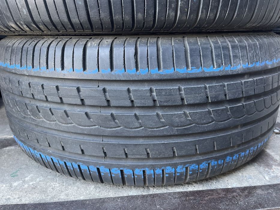 Шины 215/55 R17 Pirelli P zero б/у комплект 4,5мм лето U6