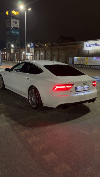 Auto na wesele Audi a7 biala perla