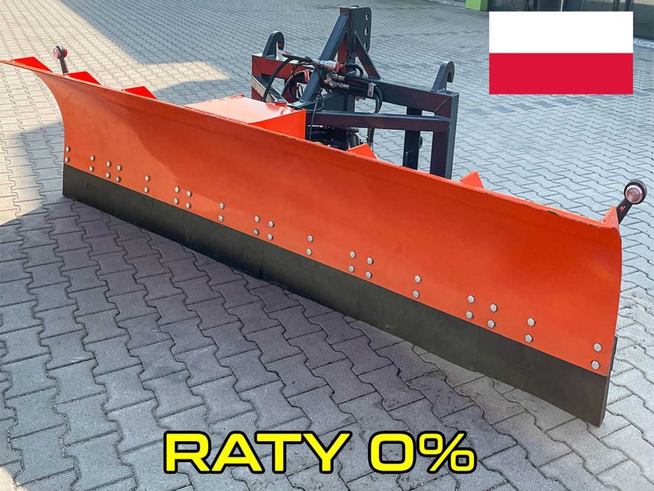 Pług Śnieżny do śniegu Strałka Prosty Hydrauliczny  KAT 2 TUZ RABAT