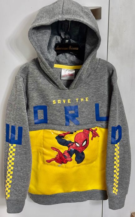 2 bluzy, SPIDERMAN, Marvel 122 128