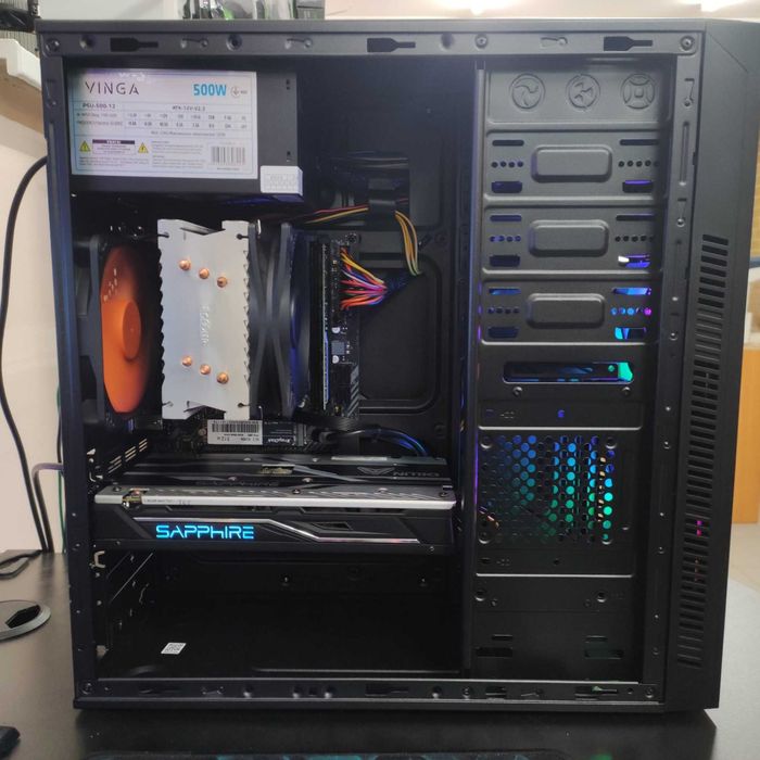 Игровой Компютер Intel Core i7, Sapphire RX 470, 8GB RAM, SSD 512 NVMe