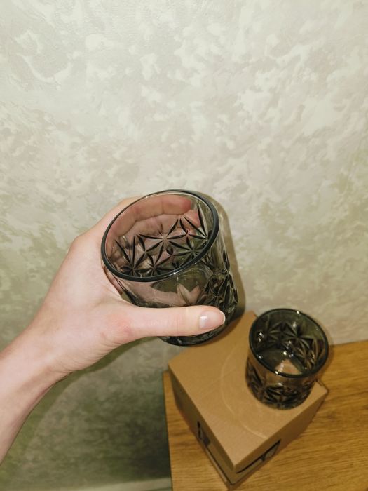 Посуда стаканы чашки в сердечко