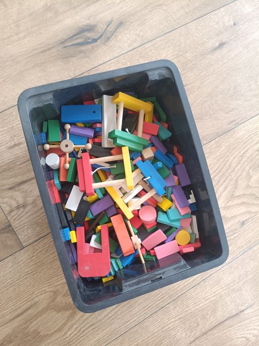 Klocki drewniane 4kg