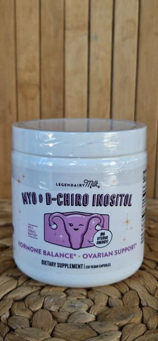 Mio i d-chiro inozytol 120 kapsułek Legendairy Milk