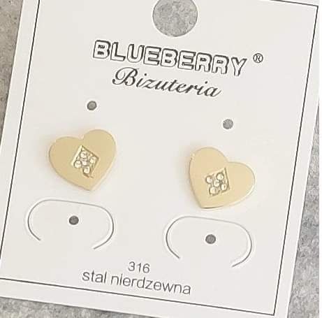 Kolczyki serduszka