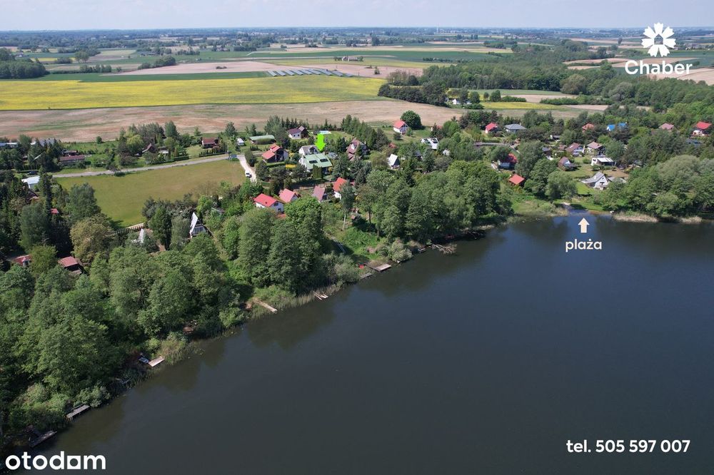 Domek z widokiem na jezioro, 2. linia brzegowa, blisko plaży.