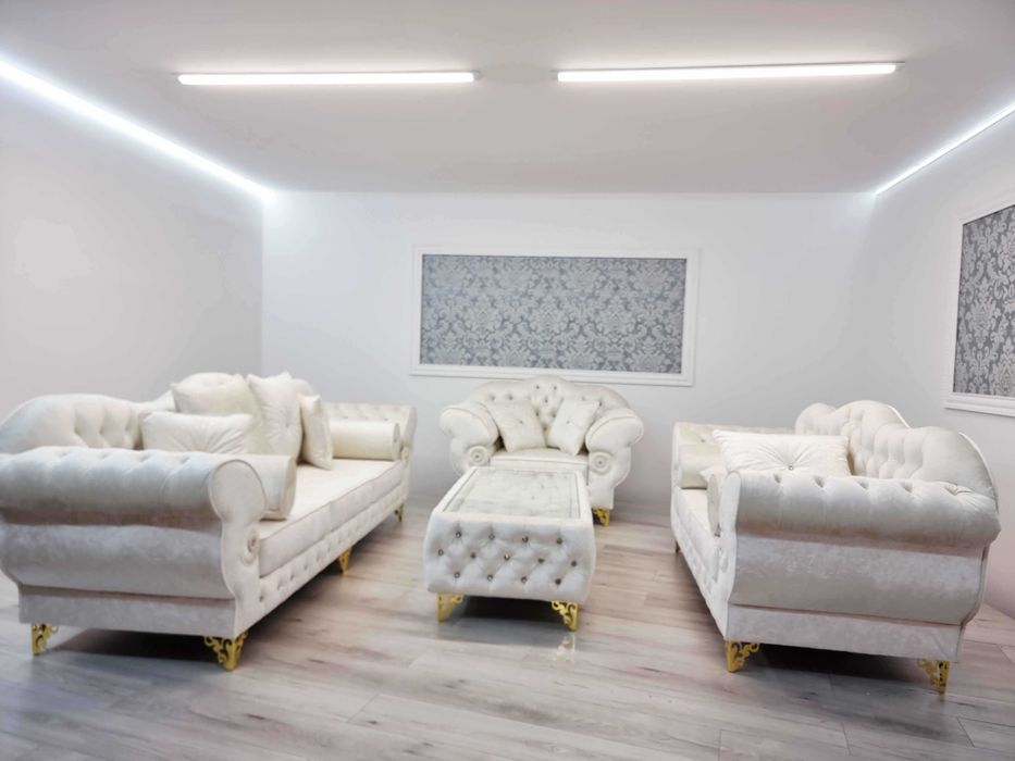 Zestaw wypoczynkowy Chesterfield PRESTON BIG 3+2+1