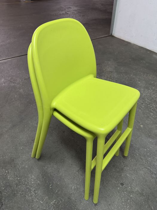Cadeira junior  ikea branco e verde