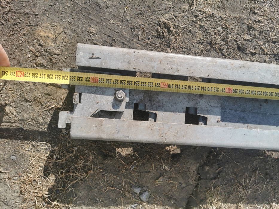 Listwa aluminiowa Belka zbezpieczająca ładunek regulowane