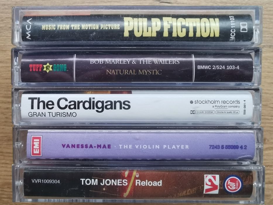 Pulp Fiction, Bob Marley, The Cardigans, Tom Jones, Vanessa Mae
