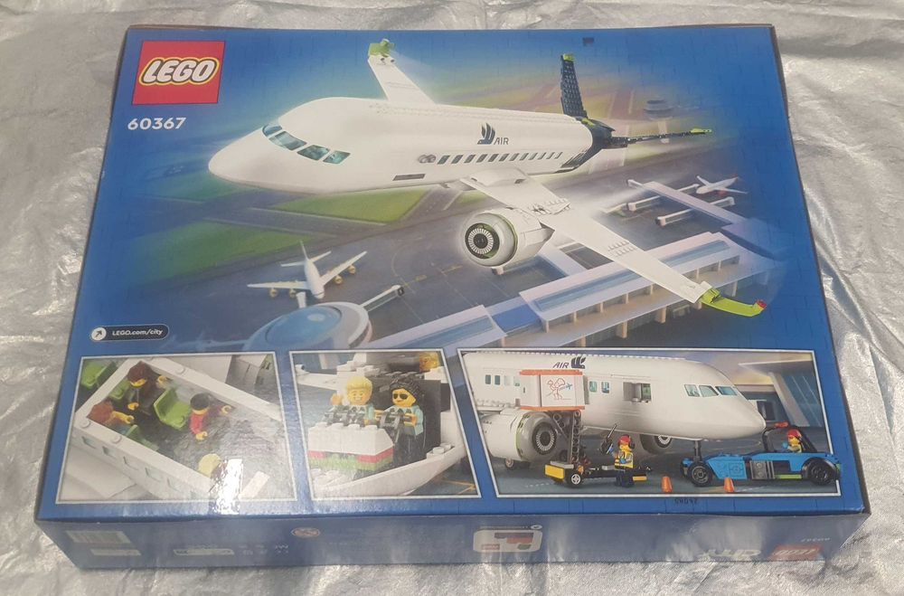 NOWE samolot pasażerski Lego City 60367