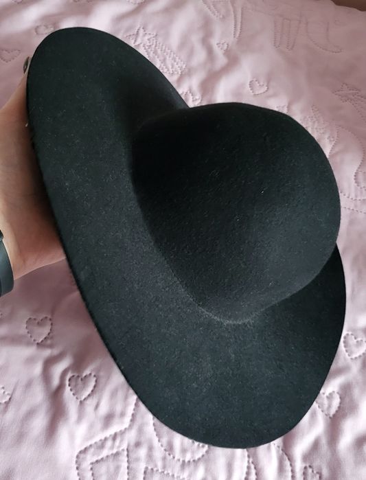 Kapelusz damski jesienny Czarny H&M