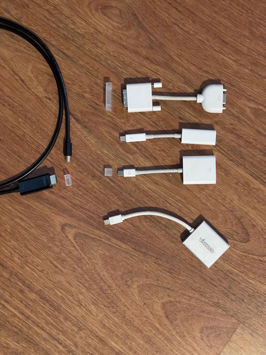  Thunderbolt Ethernet Adapters, HDMI, VGA, Mini DisplayPort, DVI64284552461825122