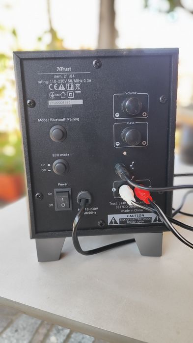 Colunas Trust Evon 2.1 30W com Bluetooth