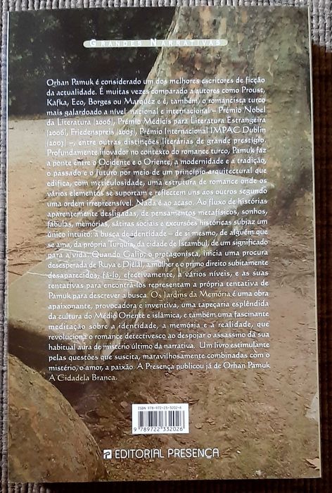 Livro OS JARDINS DA MEMÓRIA - Novo! A Estrear! Novo!
