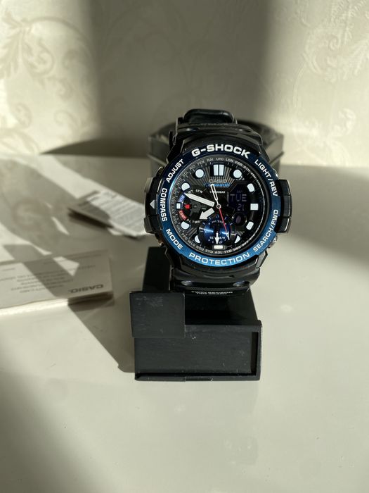 Годинник оригінал Casio G-Shock Gulfmaster GN-1000b Компас Термометр часы