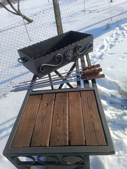 Мангал з шомпурами 5.5 мм відмінний