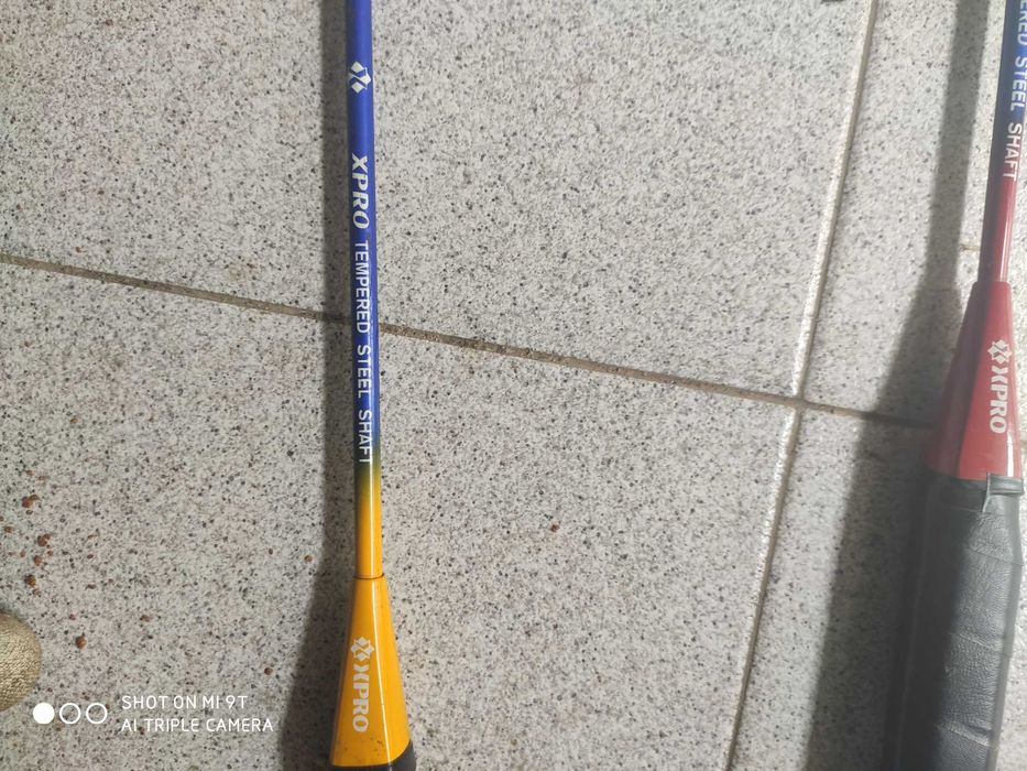 Raquetes badminton profissionais XPRO + volantes