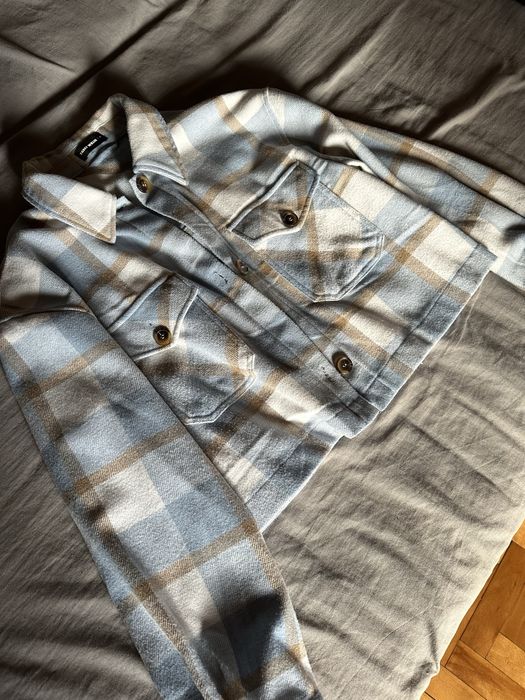 Женская клетчатая рубашка (короткая)