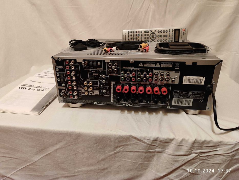 Sprzedam apmlituner PIONEER VSX-915-S + głośniki RUBI