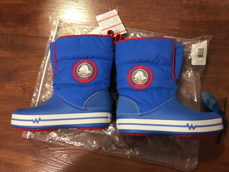 Сапоги Crocs Lights Gust Boot с мигающими элементами размер 34-35