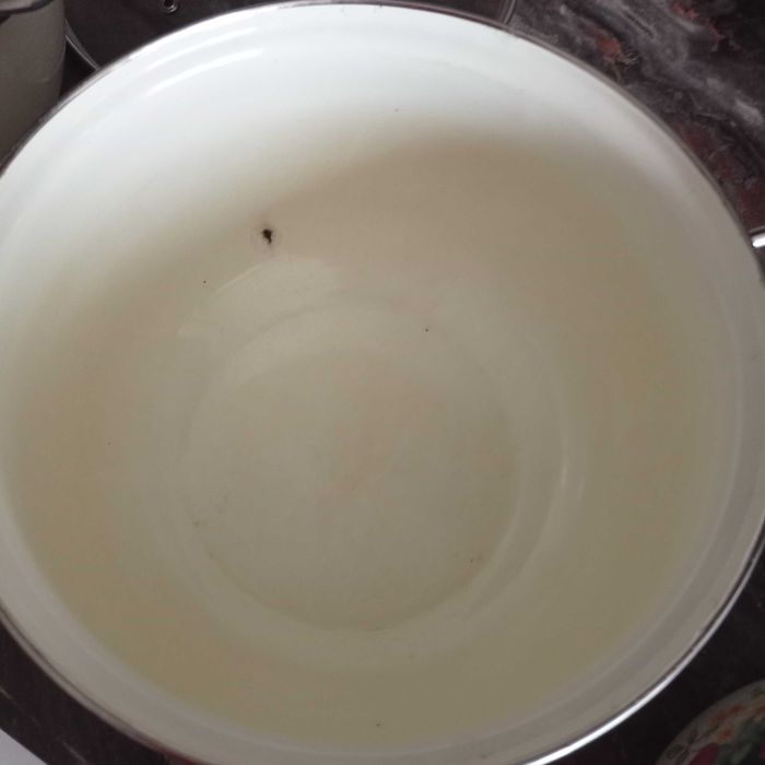 Eleganckie garnki retro emaliowane - 3 szt.