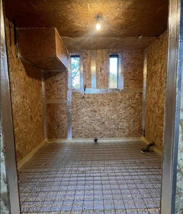 Монолітно каркасний одноповерховий будинок 2 кімнати