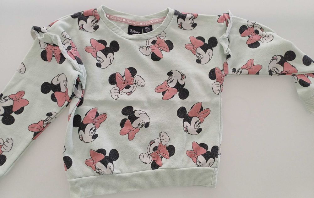 Conjunto leggings + camisola Minnie tamanho 4/5 anos