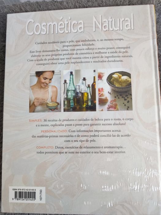 Livro: "Cosmética Natural" do Círculo de Leitores