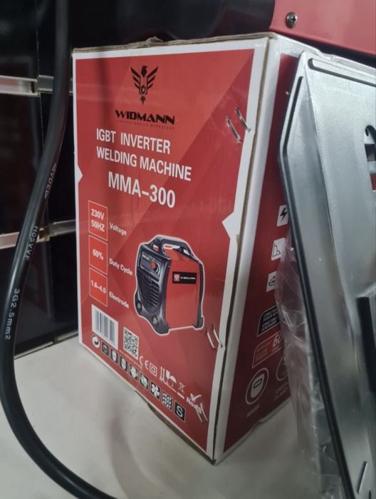 Aparelho de soldar 300A derrete eléctrodos até 4 mm