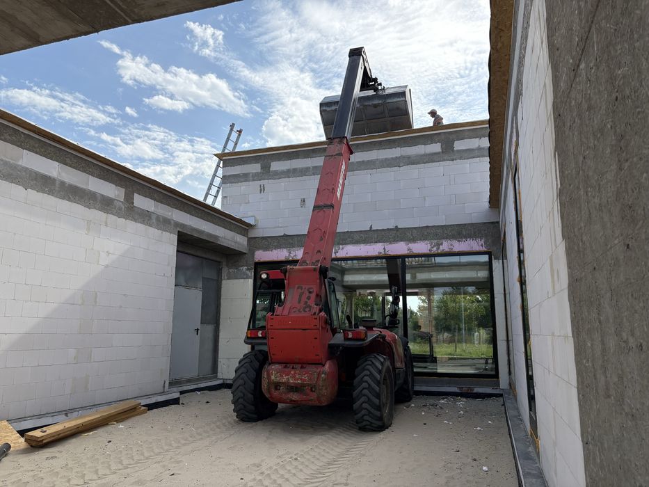 Usługi ładowarką teleskopową Manitou MLT 845 – wynajem z operatorem