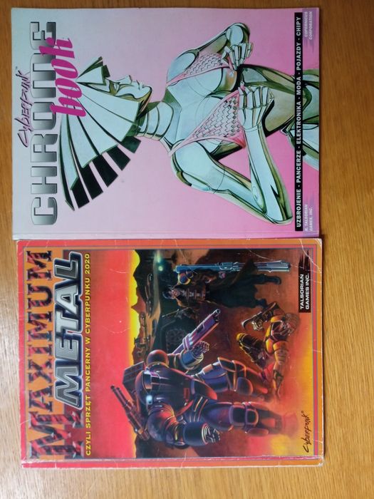 Cyberpunk 2020 RPG podrecznik+dodatki
