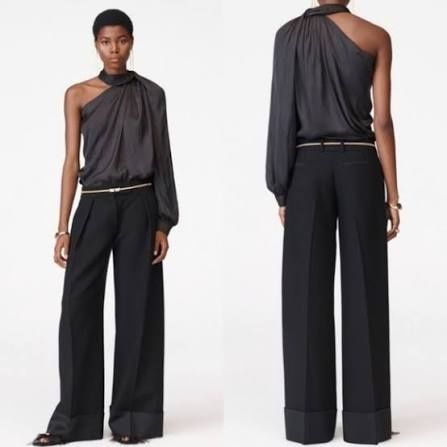 Брюки зара  zara   сатиновими  вставками