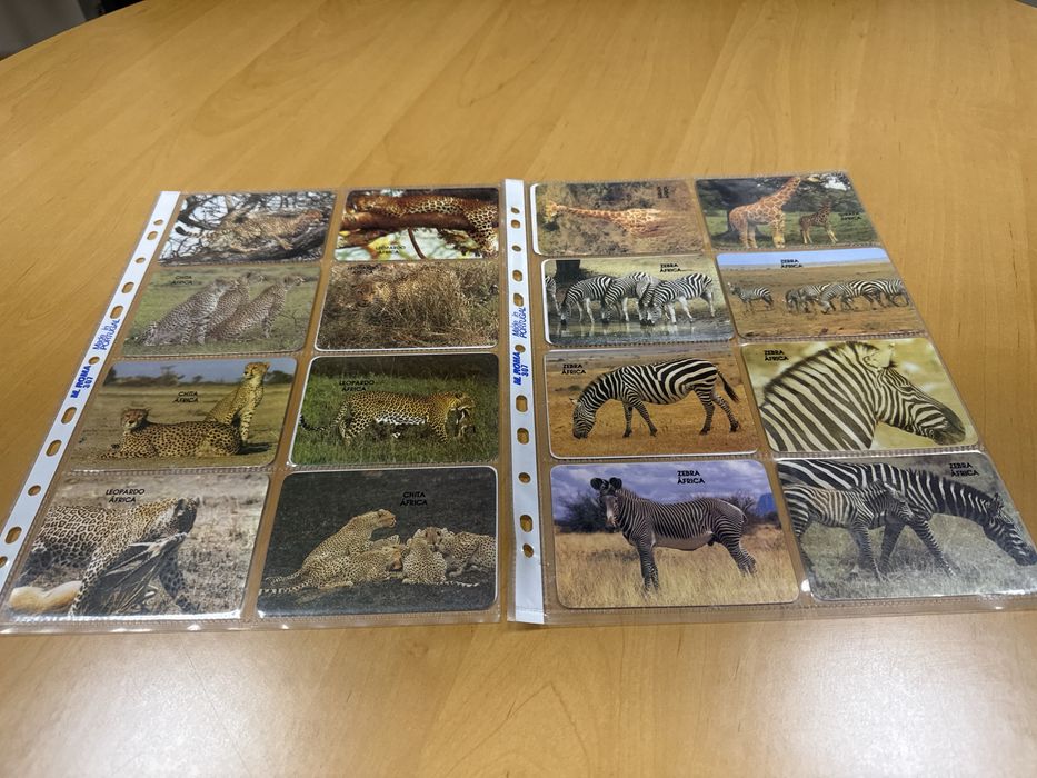 Lote de Calendários de Bolso Vintage – Animais de África