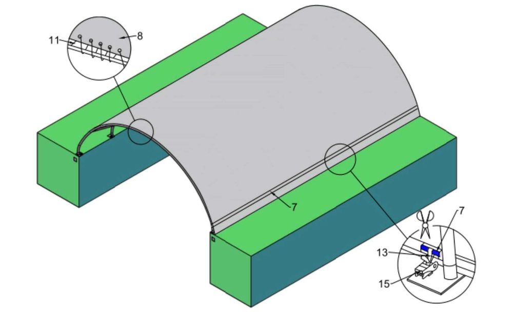 Zadaszenie na kontenery namiot magazynowy 6x12m hala łukowa magazyn
