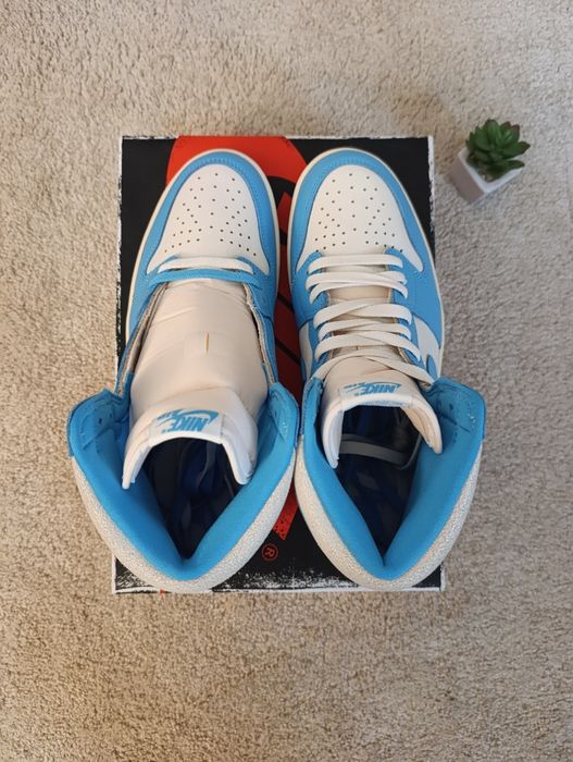 Air Jordan 1 High UNC Reimagined - tamanho 46