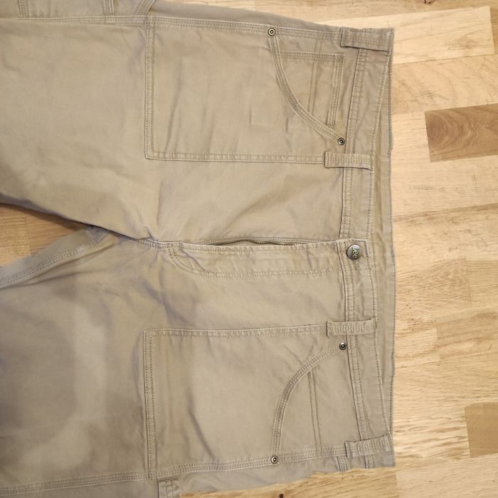 Бежевые мужские джинсы Lee workwear XXL