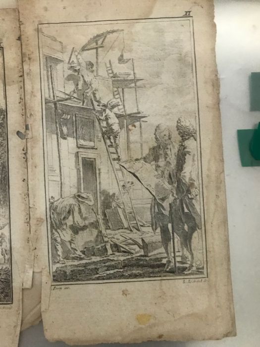 Gravuras livros históricos ingleses (muito antigo) - 2