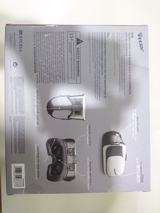 Oculos Realidade Virtual Veesor Sycell-caixa selada
