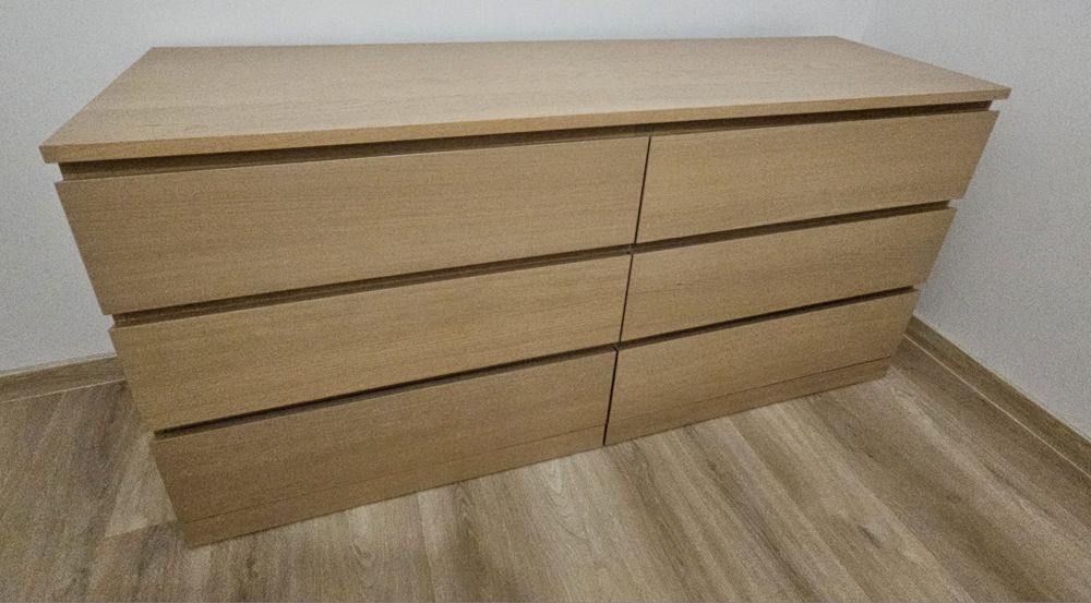 IKEA MALM komoda 6 szuflad 160 cm