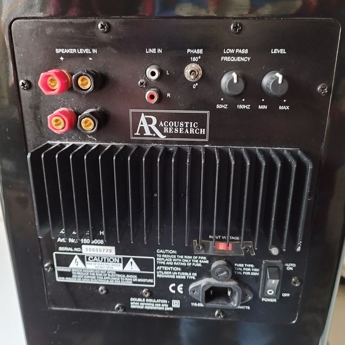 Subwoofer na wysoki połysk Acoustic Research HC6