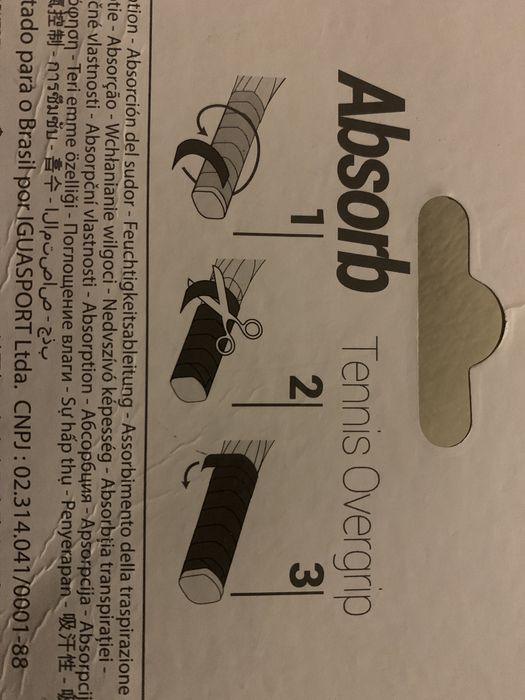 Tenis over grip novos - 2 unidades