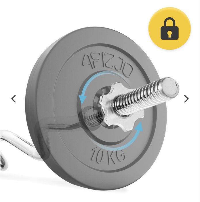 Gryf mocno łamany 120cm 4fizjo