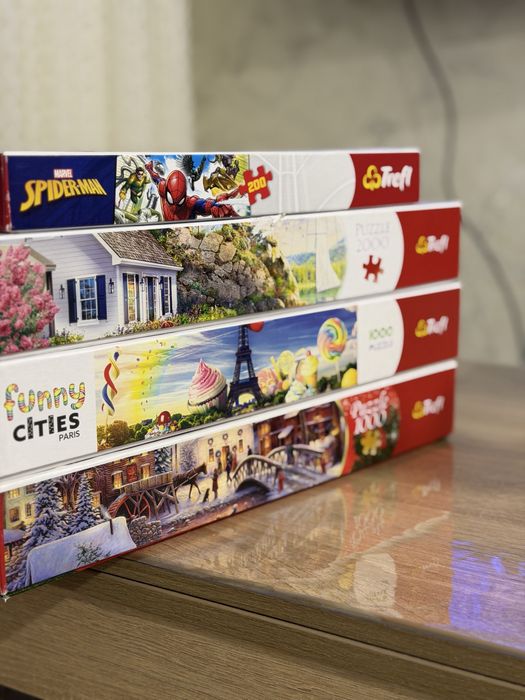 Пазли Trefl — 1000 та 2000 деталей / Ідеальний стан